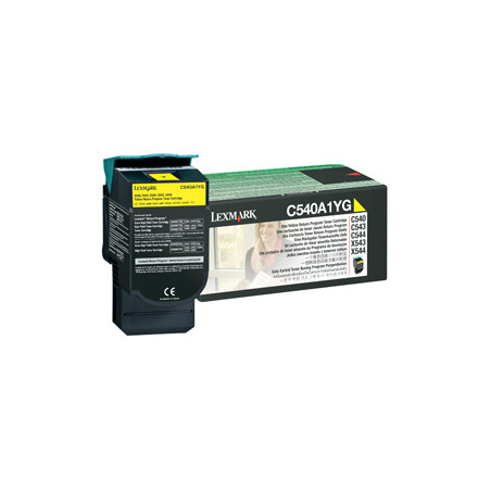 C540A1YG LEXMARK C540/543/544 Toner Amarillo Retornable 1K