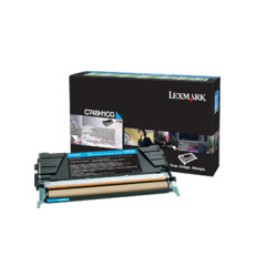 C748H1CG LEXMARK C748 Cartucho de toner cian Alto Rendimiento Retornable