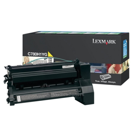 C780H1YG LEXMARK C-780/C-782/X-782 Cartucho de impresion Amarillo retornable (10.000 pag.)