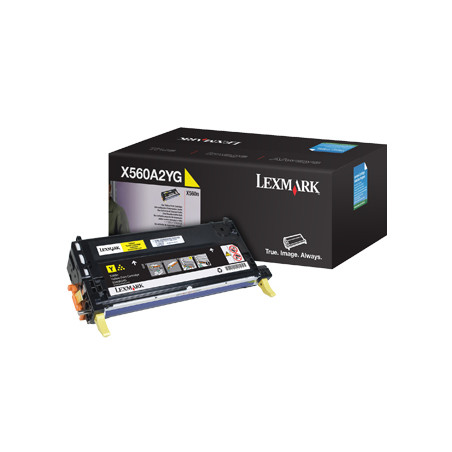 X560A2YG LEXMARK X560 Cartucho de impresion Amarillo