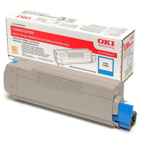 43324423 OKI C-5800/C-5900 Toner Cian-Desc
