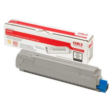 43487712 OKI Toner C-8600/8800 Negro