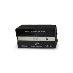 HP 953XL (L0S70AE/L0S58AE) tinta compatible negra (compatible con HP+)