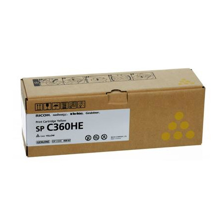 408187 RICOH Print Cartridge Yellow SP C360HE