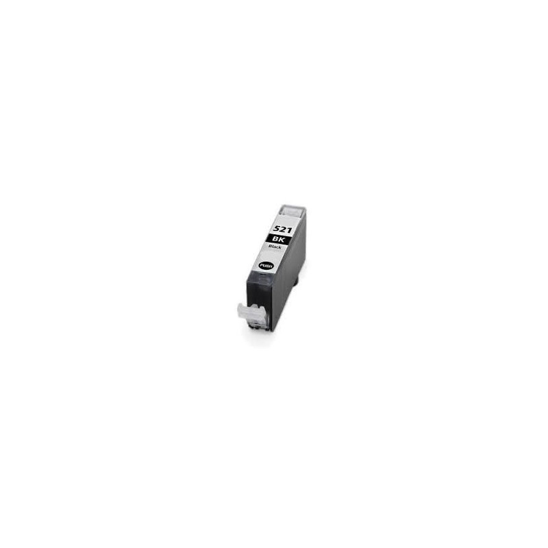 Compatible Canon CLI521 Black Cartucho de tinta