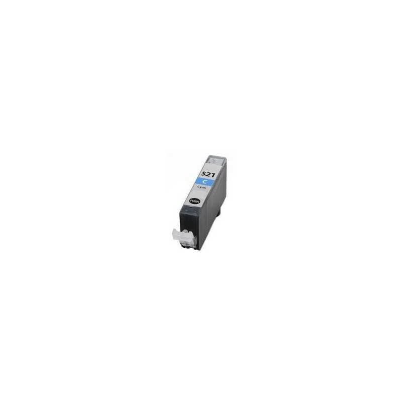 Compatible Canon CLI521 Cyan Cartucho de tinta