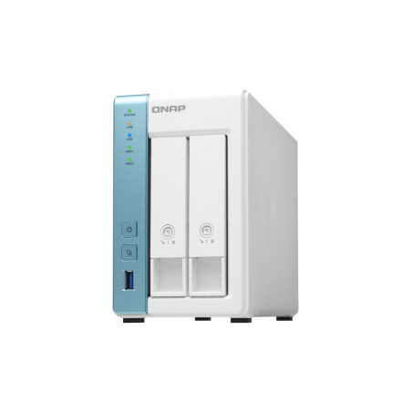 TS-231P3-4G QNAP NAS TS-231P3-4G/ 2 Bahías 3.5&quot - 2.5&quot / 4GB DDR3/ Formato Torre