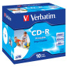 43325 VERBATIM CD-R 700Mb 52X Imprimible (Pack 10 unidades)