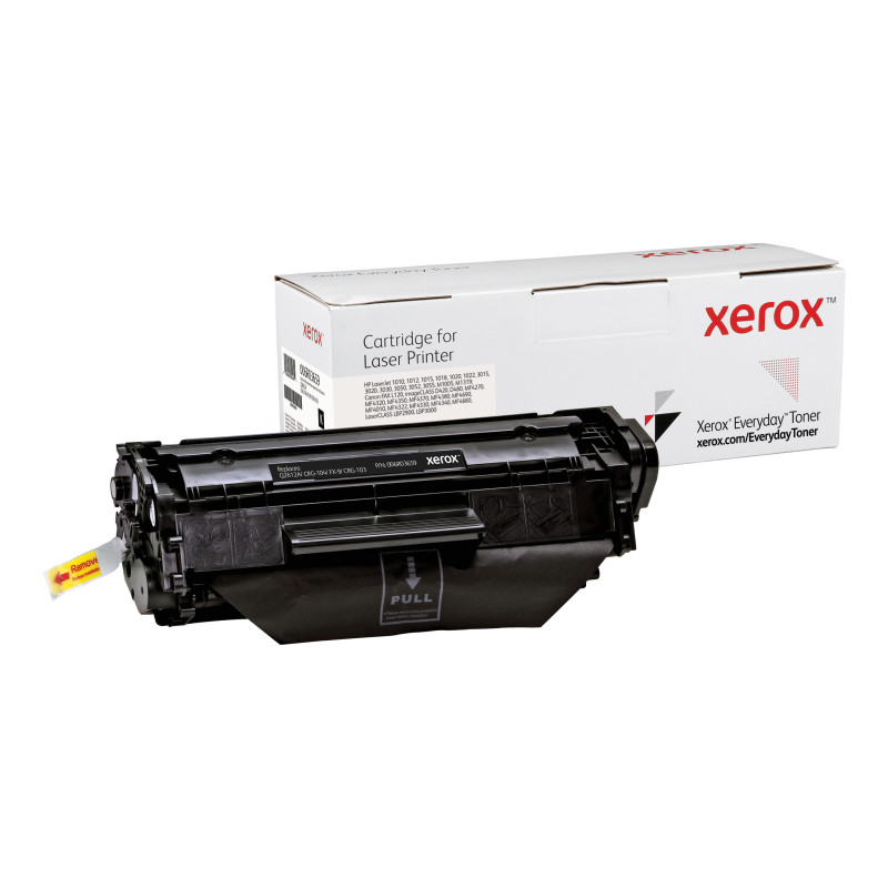 006R03659 XEROX Everyday Toner para HP 12A LaserJet 1010(Q2612A CRG104 FX9 CRG103) Negro