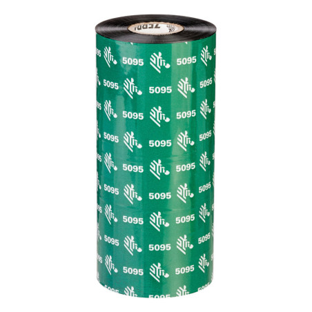 05095BK11045 ZEBRA Cinta de transferencia térmica Resina 5095Serie 4.33" X 110MM X 450M (Caja 6 ud)
