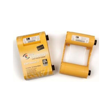 800033-840 ZEBRA Ribbon ZXP3 Series 3 color YMCKO. full panel True Colours ix Series 200 impr