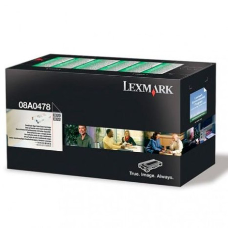 Toner Original LEXMARK 08A0478 Negro - 08A0478 [PAG-6000]