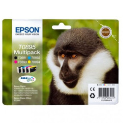 Pack Cartucho Original EPSON T0895 BK+C+M+Y - C13T08954010 [ML-5.8][PAG-225]
