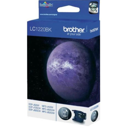 Cartucho Original BROTHER LC1220 Negro - LC1220BKBP [PAG-300]