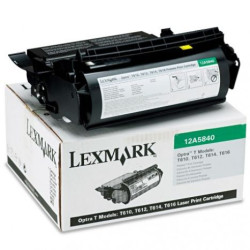 Toner Original LEXMARK 12A5840 Negro - 12A5840 [PAG-10000]
