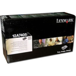 Toner Original LEXMARK 12A7405 Negro - 12A7405 [PAG-6000]