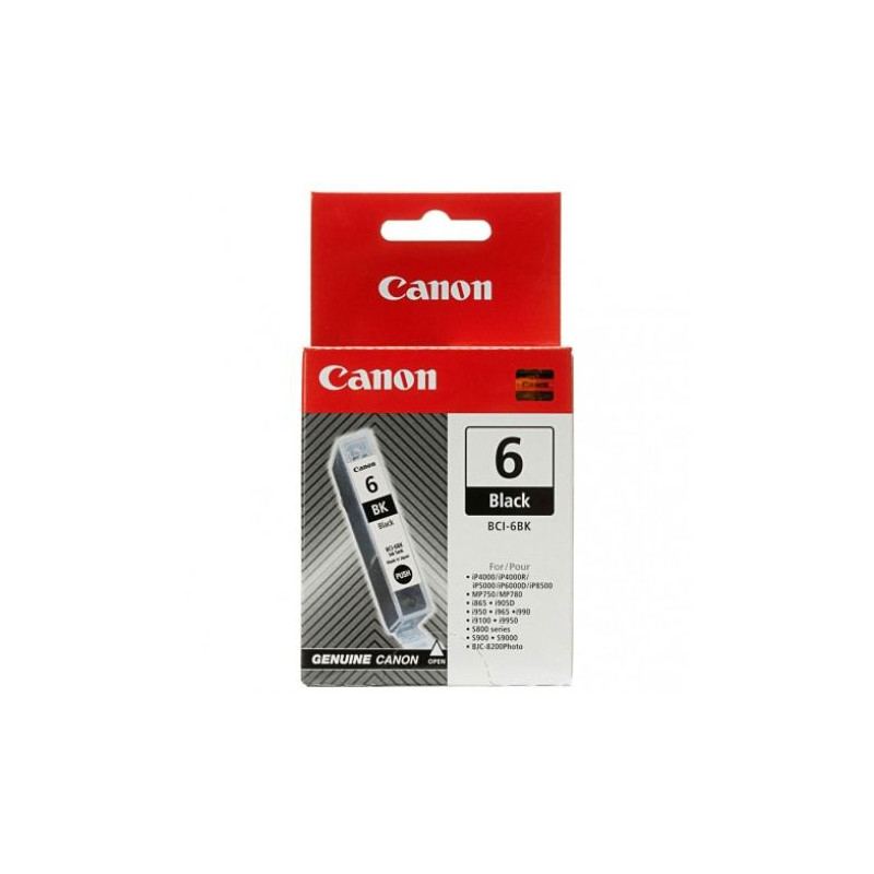 Cartucho Original CANON BCI6 Negro - BCI6BK [ML-13][PAG-280]