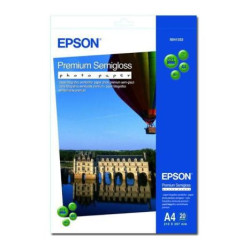 Papel Fotográfico Original EPSON Premium Semiglossy A4 20 Hojas - C13S041332