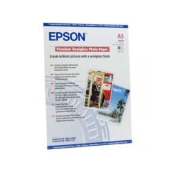 Papel Fotográfico Original EPSON Premium Semiglossy A3 20 Hojas - C13S041334