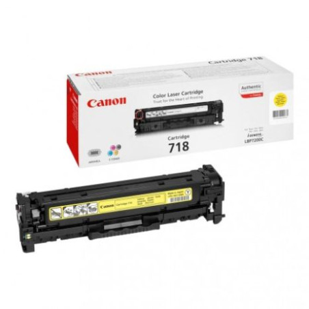Toner Original CANON 718 Amarillo - 2659B002AA [PAG-2900]