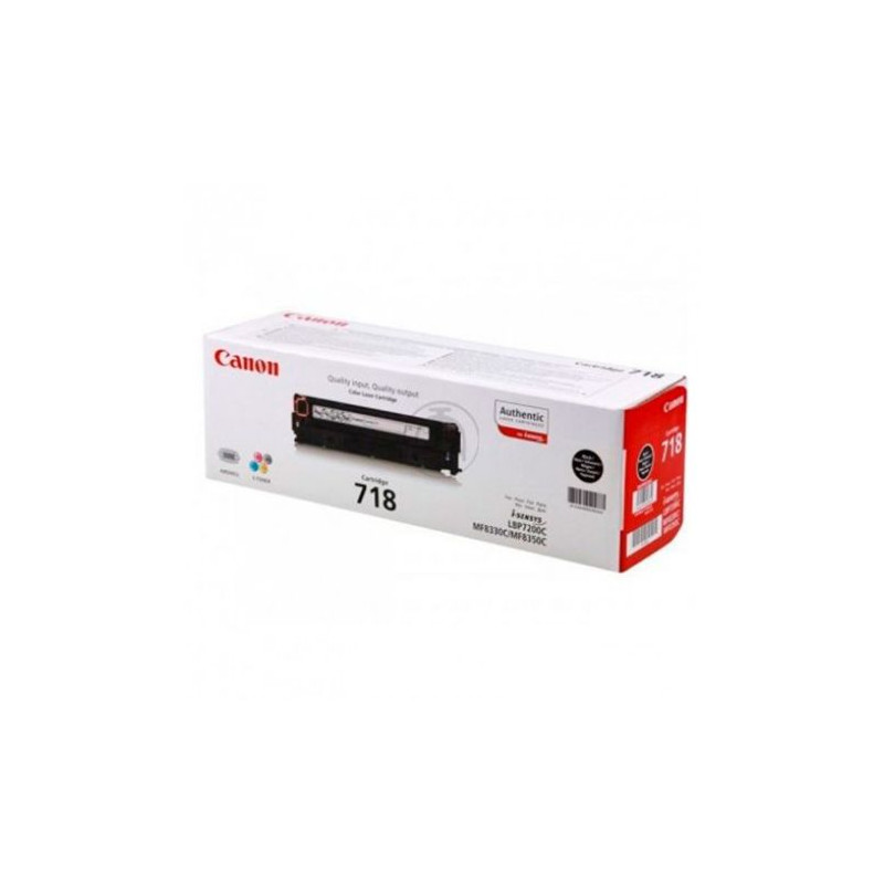 Toner Original CANON 718 Negro - 2662B002AA [PAG-3400]
