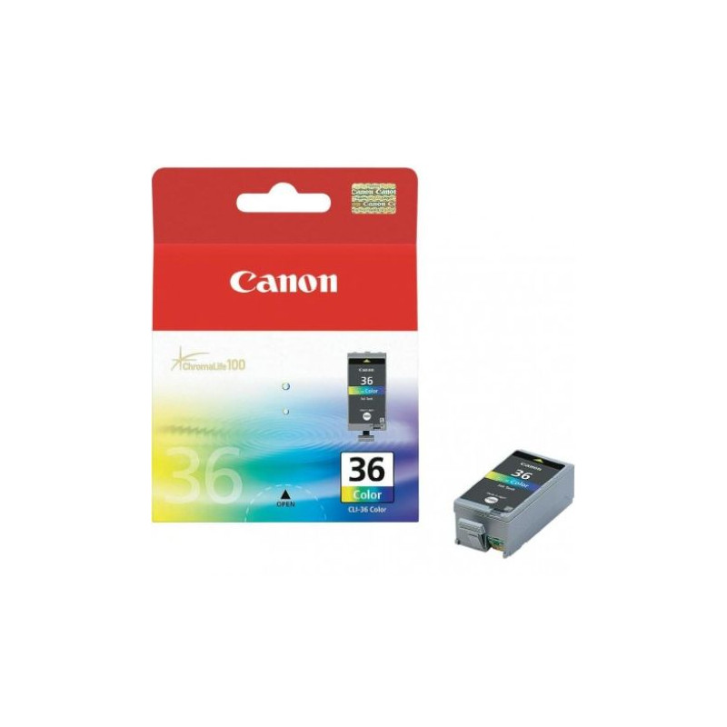 Cartucho Original CANON 36 Tricolor - CLI36 [ML-12][PAG-250]