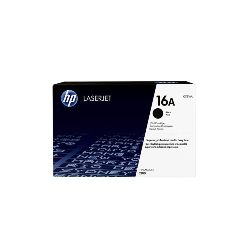 Toner Original HP 16A Negro - Q7516A [PAG-12000]