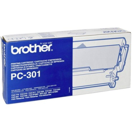 Cinta de Transferencia Térmica Original BROTHER NYLON - PC301 [PAG-235]
