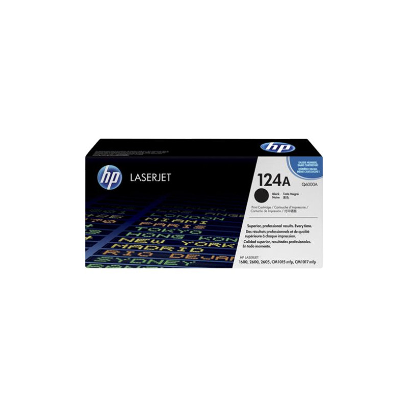 Toner Original HP 124A Negro - Q6000A [PAG-2500]