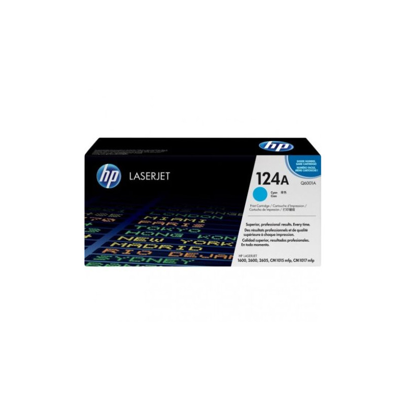 Toner Original HP 124A Cyan - Q6001A [PAG-2000]