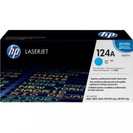 Toner Original HP 124A Cyan - Q6001A [PAG-2000]