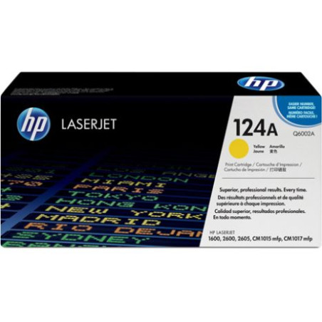 Toner Original HP 124A Amarillo - Q6002A [PAG-2000]