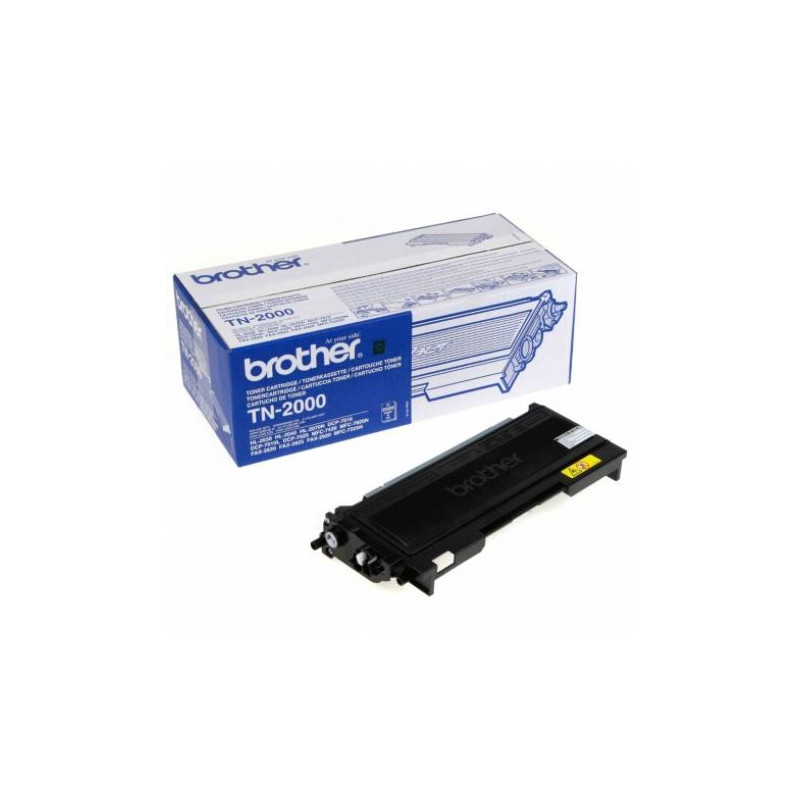 Toner Original BROTHER TN-2000 Negro - TN2000 [PAG-2500]