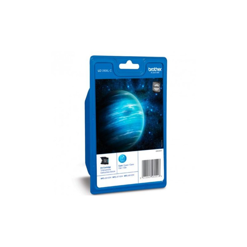 Cartucho Original BROTHER LC1280XL Cyan - LC1280XLCBP [ML-60][PAG-1200]