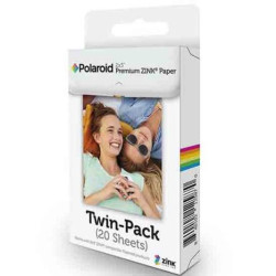 Papel Fotográfico POLAROID Premium Zink 20 Hojas - PREMZINK20