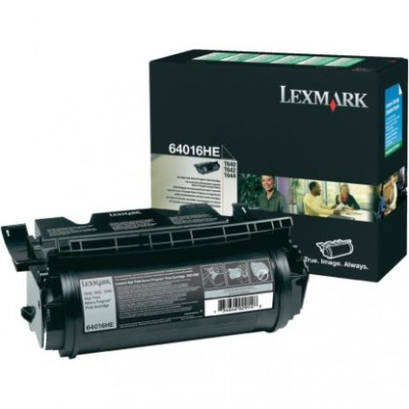 Toner Original LEXMARK 64016HE Negro - 64016HE [PAG-21000]