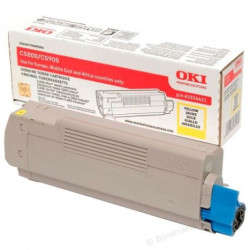 Toner Original OKI 43324421 Amarillo - 43324421 [PAG-5000]