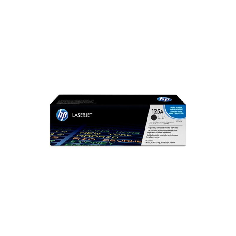 Toner Original HP 125A Negro - CB540A [PAG-2200]
