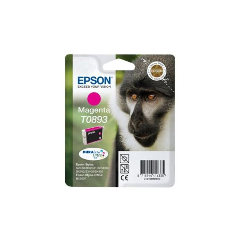 Cartucho Original EPSON T0893 Magenta - C13T08934020 [ML-3.5][PAG-135]