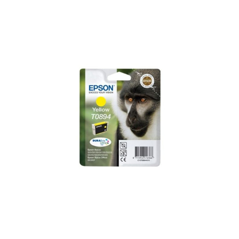 Cartucho Original EPSON T0894 Amarillo - C13T08944020 [ML-3.5][PAG-135]