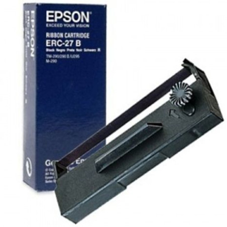 ORIGINAL EPSON CINTA IMPRESORA NEGRO ERC-27B M-/290 TM-/290/290II/295 TMU/295