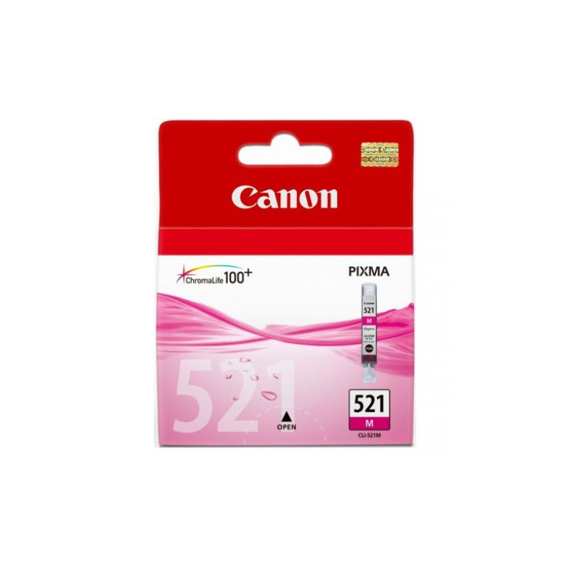 Cartucho Original CANON 521 Magenta - CLI521M [ML-9][PAG-500]