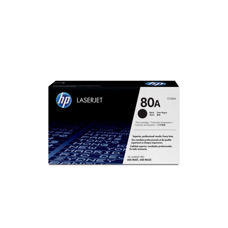 Toner Original HP 80A Negro - CF280A [PAG-2700]