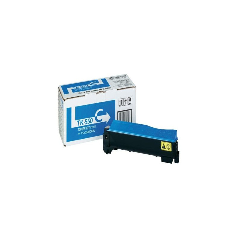 Toner Original KYOCERA-MITA TK550 Cyan - TK550C [PAG-6000]