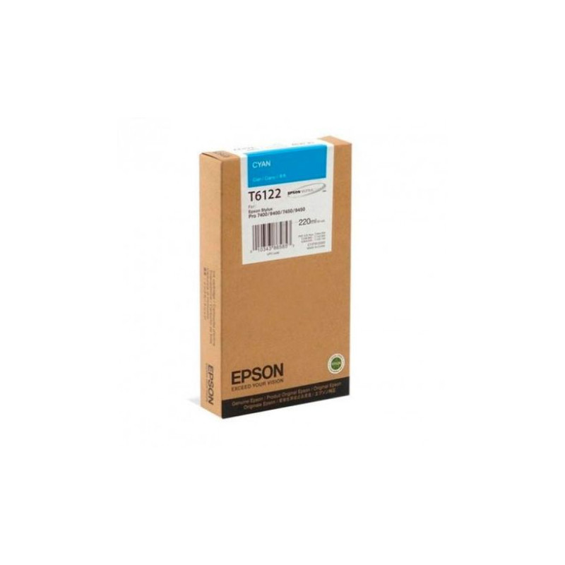 Cartucho Original EPSON T6122 Cyan - C13T612200 [ML-220]
