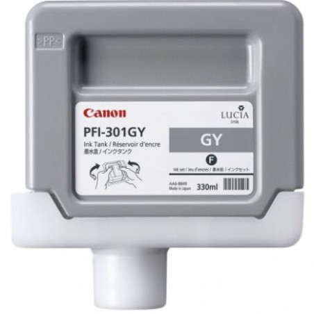 Cartucho Original CANON PFI-301 Gris - PFI301GY [ML-330]