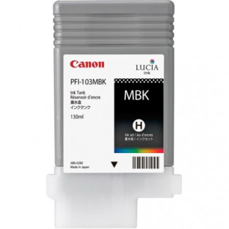 Cartucho Original CANON PFI-103 Negro Mate - PFI103MBK [ML-130]