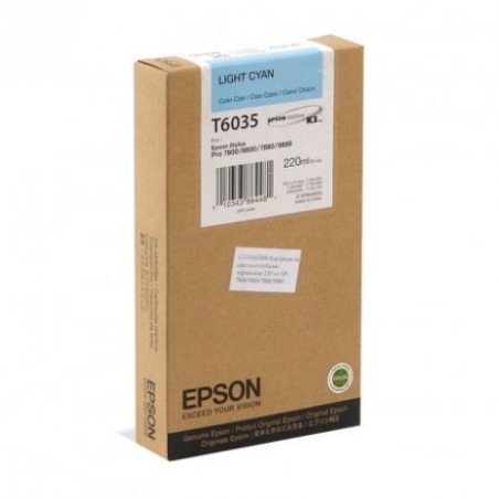 Cartucho  Original EPSON T6035 Cian claro - C13T603500 [ML-220]