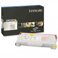 Toner Original LEXMARK 20K0502 Amarillo - 20K0502 [PAG-3000]
