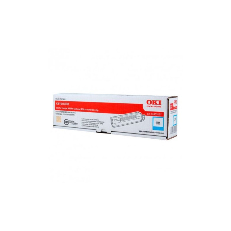 Toner Original OKI 44059107 Cyan - 44059107 [PAG-8000]